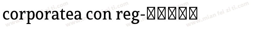 corporatea con reg字体转换